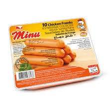 MINU 12 CHICKEN FRANK 340G